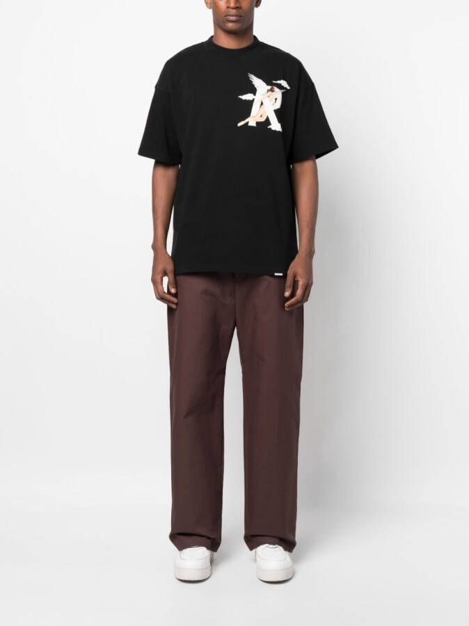 Represent Katoenen T-shirt Zwart