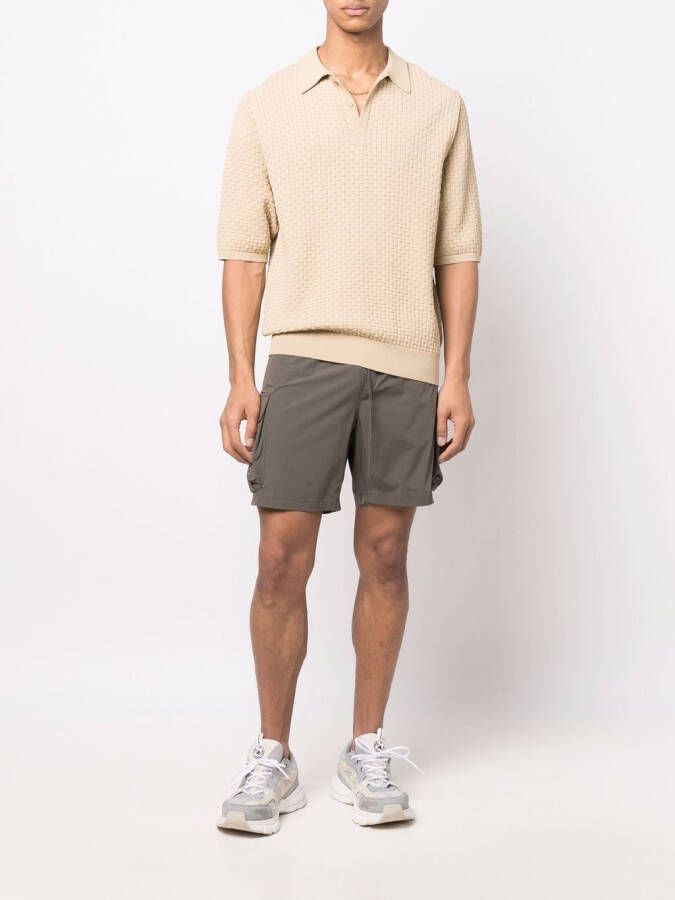 Represent Shorts met cargozak Groen