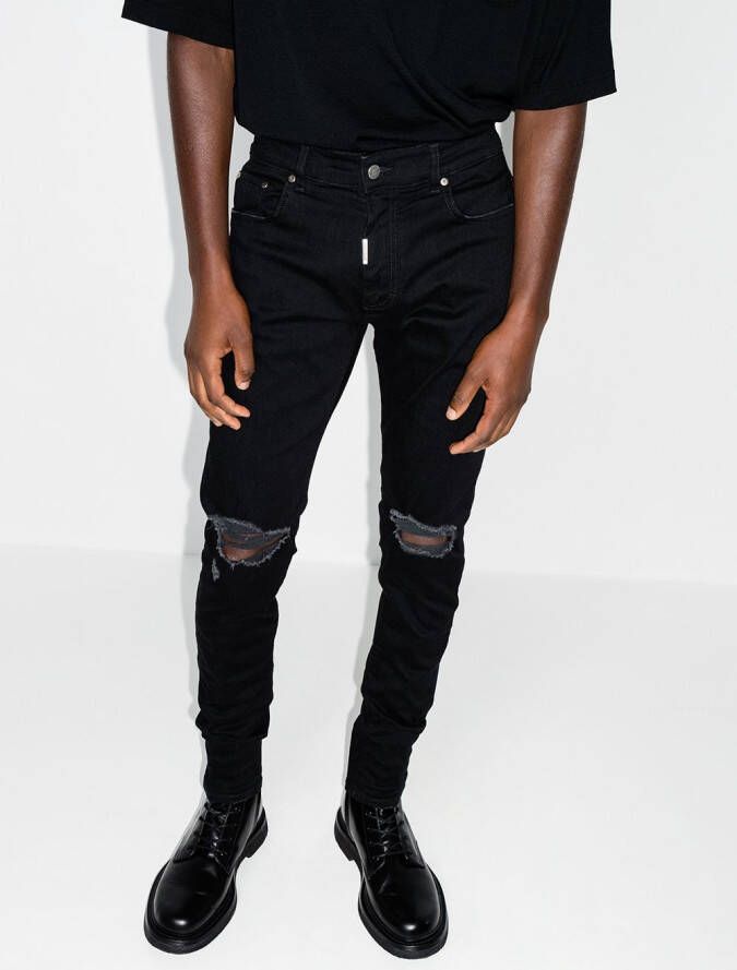 Represent Slim-fit jeans Zwart