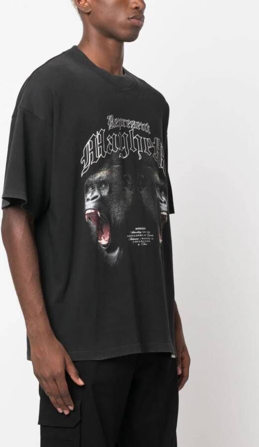 Represent T-shirt met print Zwart
