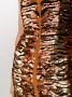 Retrofete Mini-jurk met pailletten Oranje - Thumbnail 5