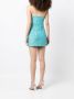 Retrofete Mini-jurk verfraaid met pailletten Blauw - Thumbnail 4