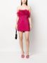 Retrofete Mini-jurk verfraaid met pailletten Roze - Thumbnail 2