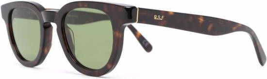 Retrosuperfuture Certo zonnebril met rond montuur Bruin