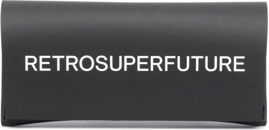 Retrosuperfuture Certo zonnebril met rond montuur Bruin