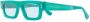 Retrosuperfuture Colpo zonnebril met rechthoekig montuur Groen - Thumbnail 2