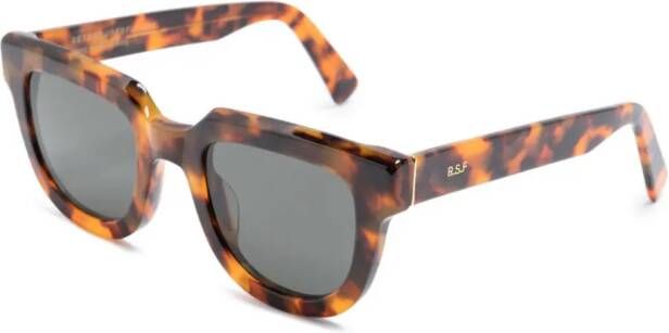 Retrosuperfuture Serio zonnebril met vierkant montuur Bruin