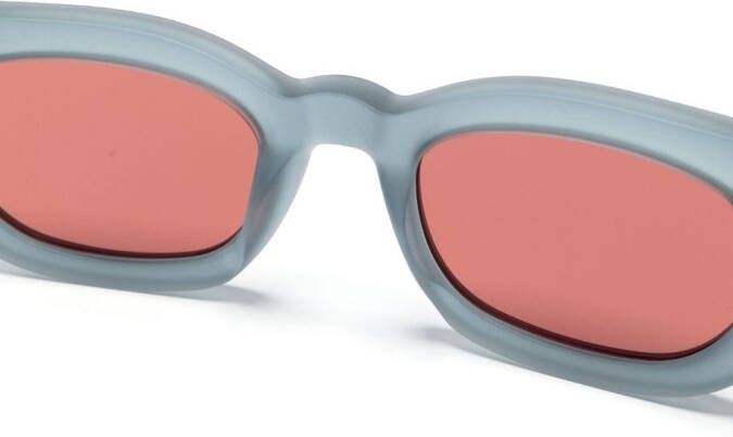 Retrosuperfuture Vostro zonnebril met rond montuur Grijs