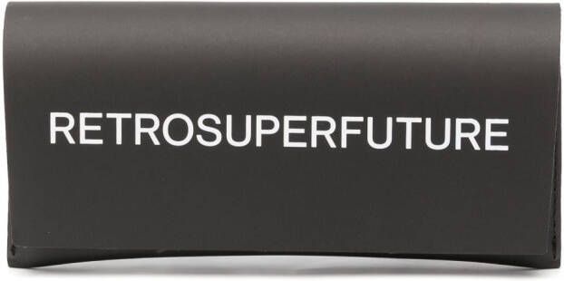 Retrosuperfuture Vostro zonnebril met rond montuur Grijs