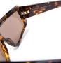 Retrosuperfuture Zed Burnt zonnebril met geometrisch montuur Bruin - Thumbnail 3