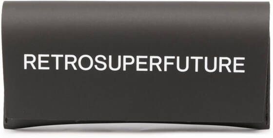Retrosuperfuture Zenya zonnebril met cat-eye montuur Bruin