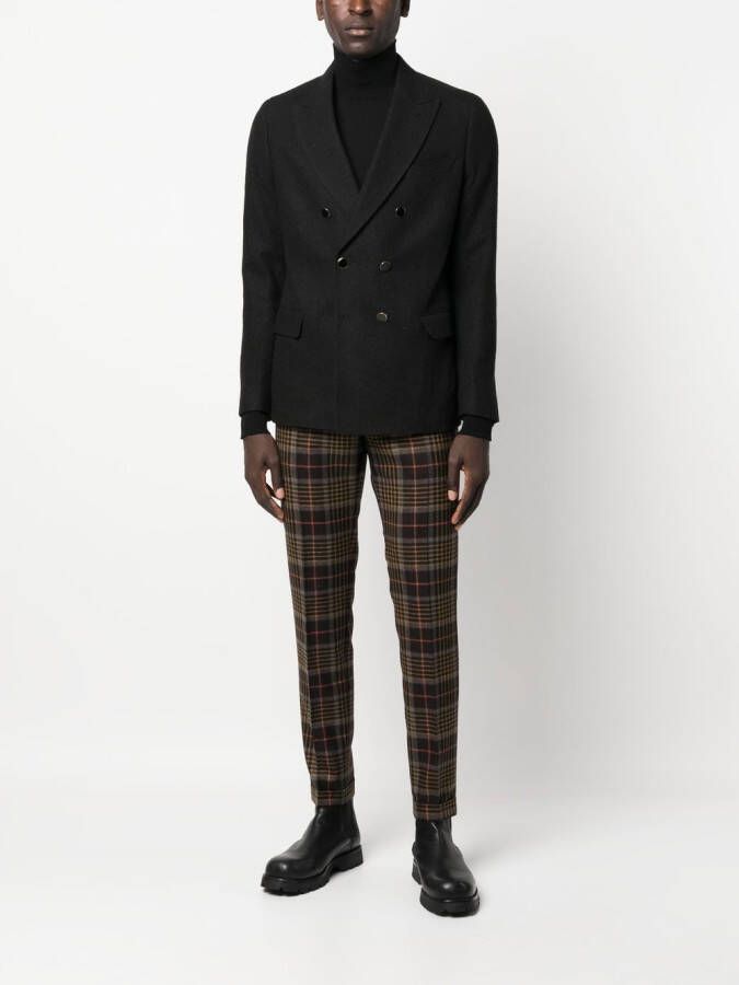 Reveres 1949 Blazer met dubbele rij knopen Zwart