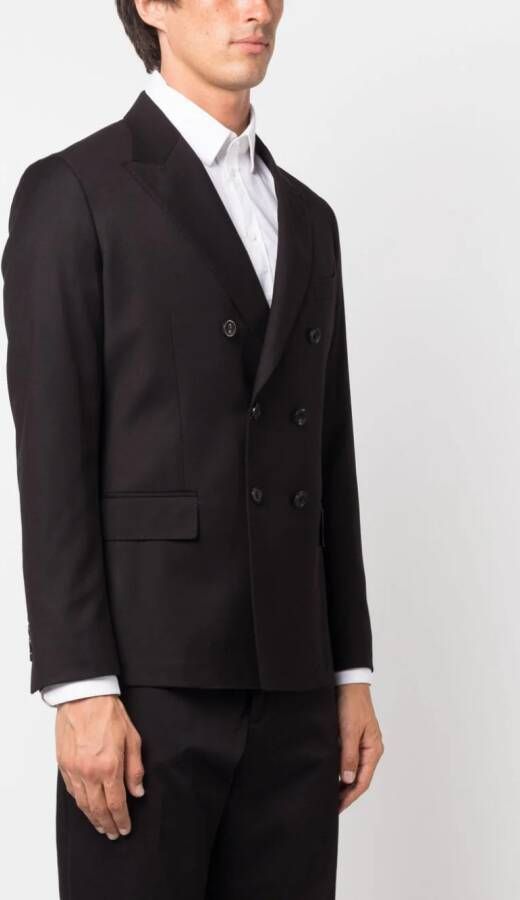 Reveres 1949 Blazer met enkele rij knopen Zwart