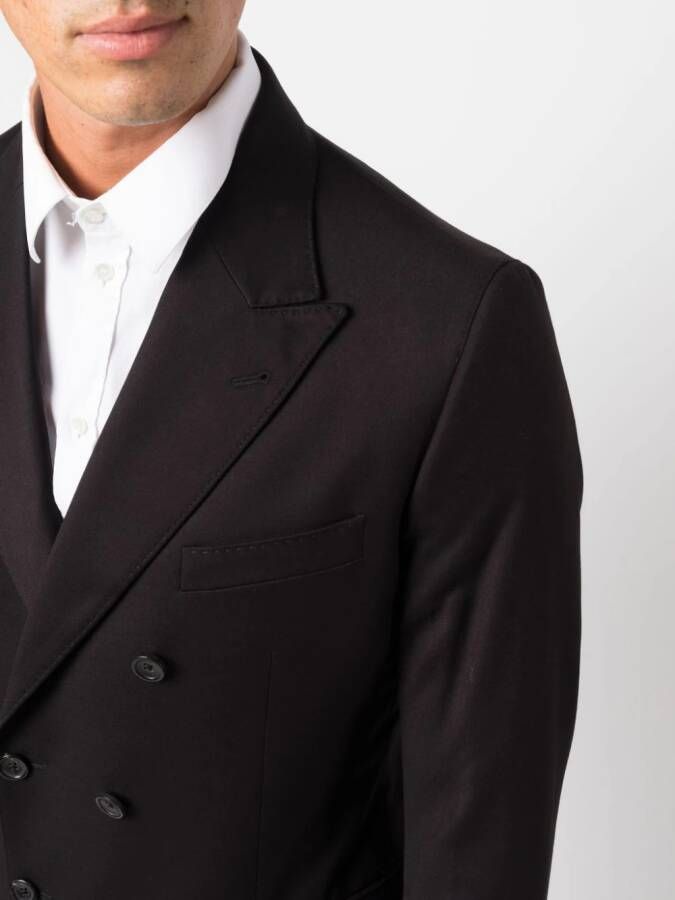 Reveres 1949 Blazer met enkele rij knopen Zwart