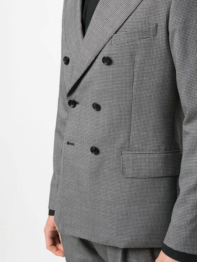 Reveres 1949 Geruite blazer Grijs