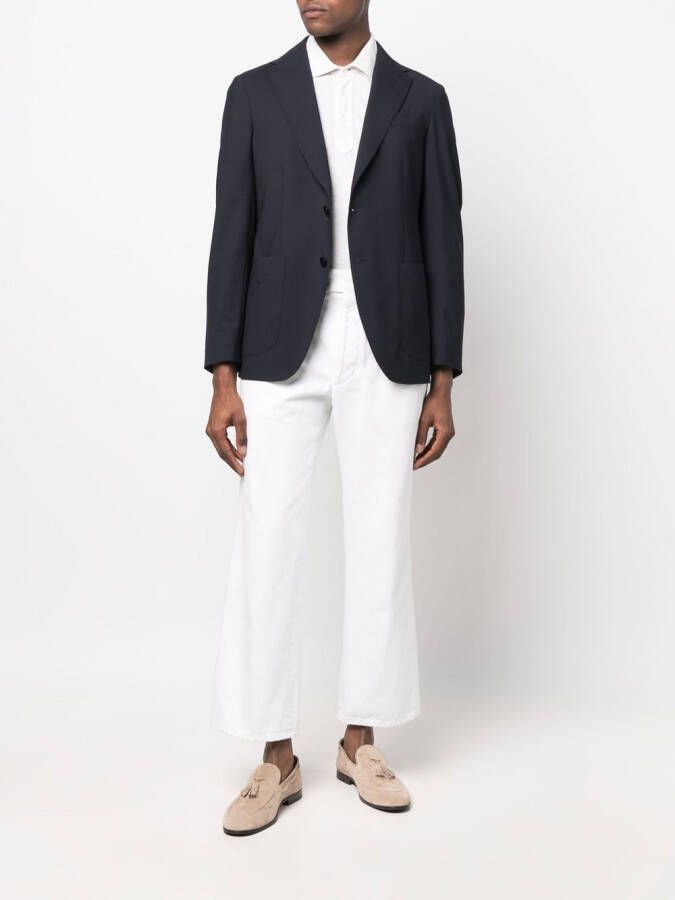 Reveres 1949 Wollen blazer Blauw