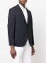 Reveres 1949 Wollen blazer Blauw - Thumbnail 3
