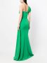 Rhea Costa Asymmetrische jurk Groen - Thumbnail 4
