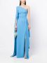 Rhea Costa Asymmetrische avondjurk Blauw - Thumbnail 2