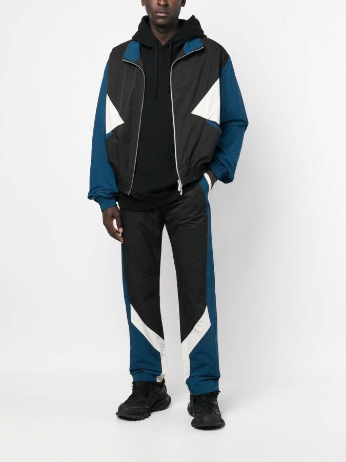 RHUDE Sportjack met colourblocking Zwart