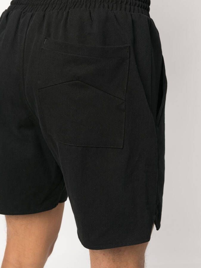 RHUDE Shorts met trekkoordtaille Zwart
