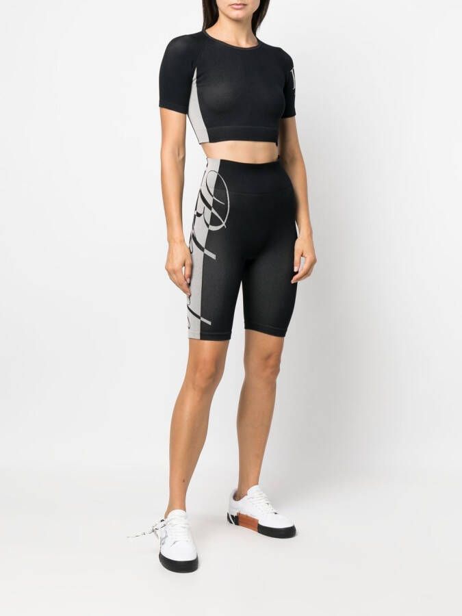 RHUDE High waist shorts Zwart