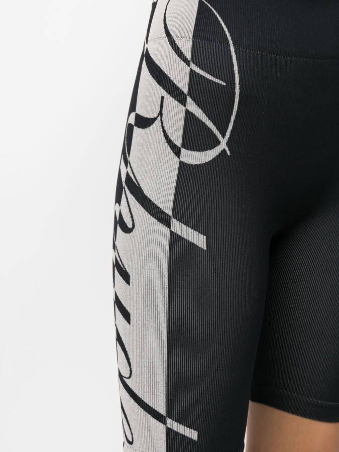 RHUDE High waist shorts Zwart