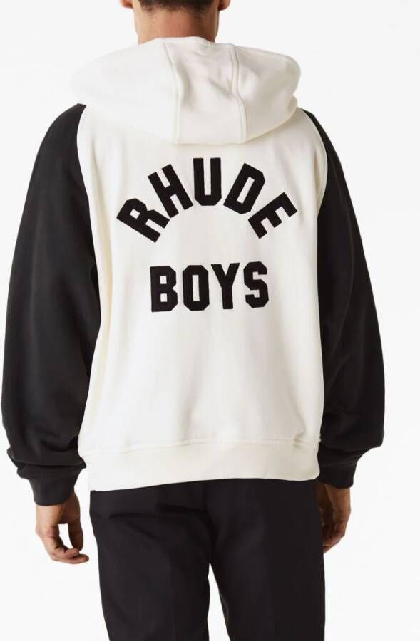 RHUDE Hoodie met rits Zwart