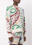 RHUDE Intarsia gebreide trui Beige - Thumbnail 3