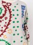 RHUDE Intarsia gebreide trui Beige - Thumbnail 5