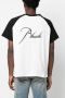 RHUDE T-shirt met geborduurd logo Beige - Thumbnail 4