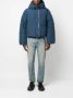 RHUDE Donsjack met logoprint Blauw - Thumbnail 2