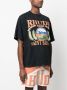 RHUDE T-shirt met logoprint Zwart - Thumbnail 3
