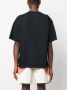 RHUDE T-shirt met logoprint Zwart - Thumbnail 4