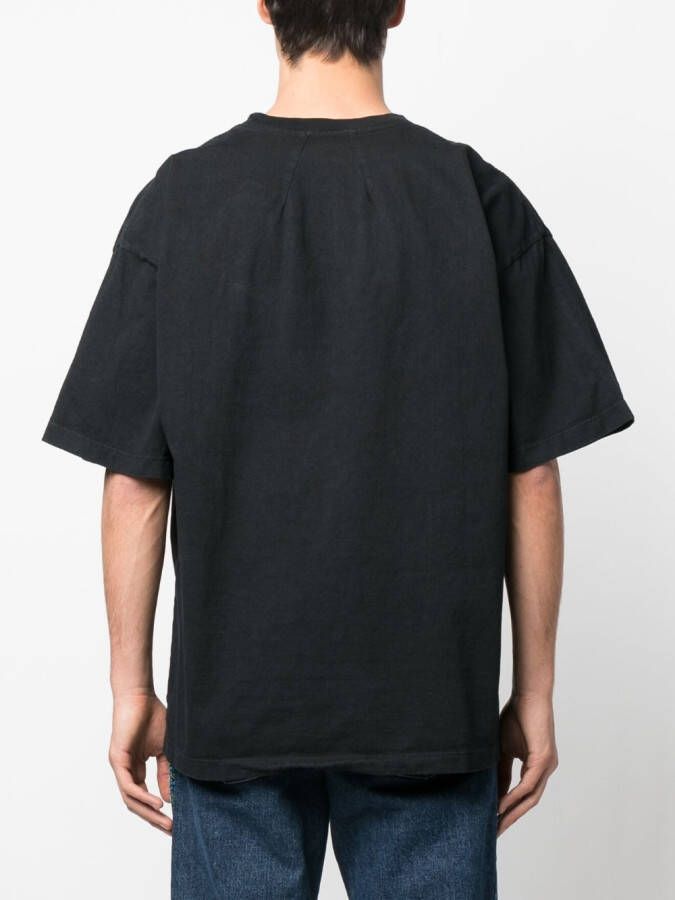 RHUDE T-shirt met logoprint Zwart