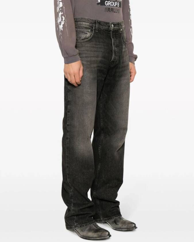 RHUDE Jeans met wijde pijpen Zwart
