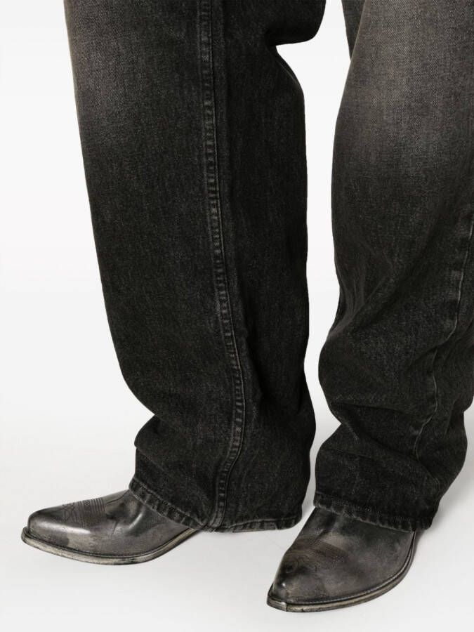 RHUDE Jeans met wijde pijpen Zwart
