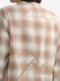RHUDE Overhemd met geborduurd logo Bruin - Thumbnail 5