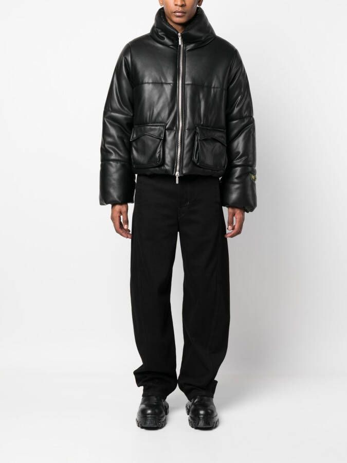 RHUDE Gewatteerd jack Zwart