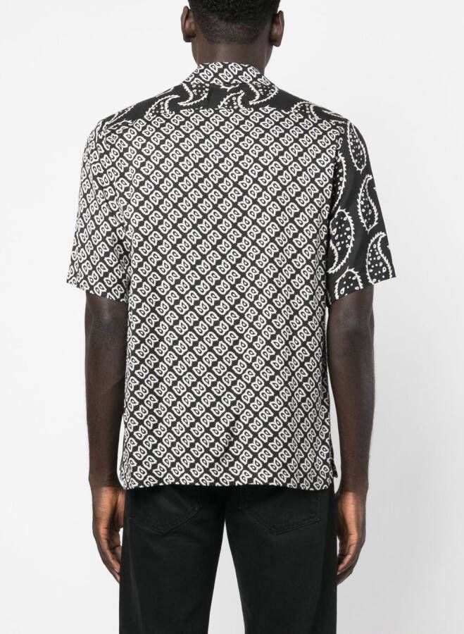 RHUDE Overhemd met paisley-print Zwart