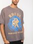RHUDE Katoenen T-shirt Grijs - Thumbnail 5