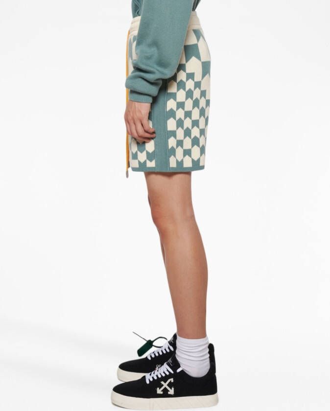 RHUDE Shorts met monogram Beige