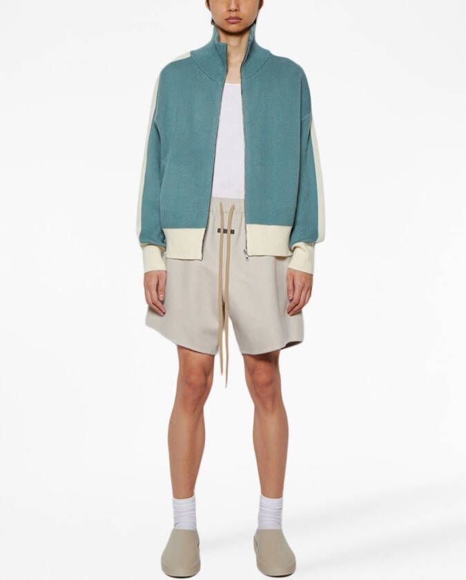 RHUDE Gebreid trainingsjack Blauw
