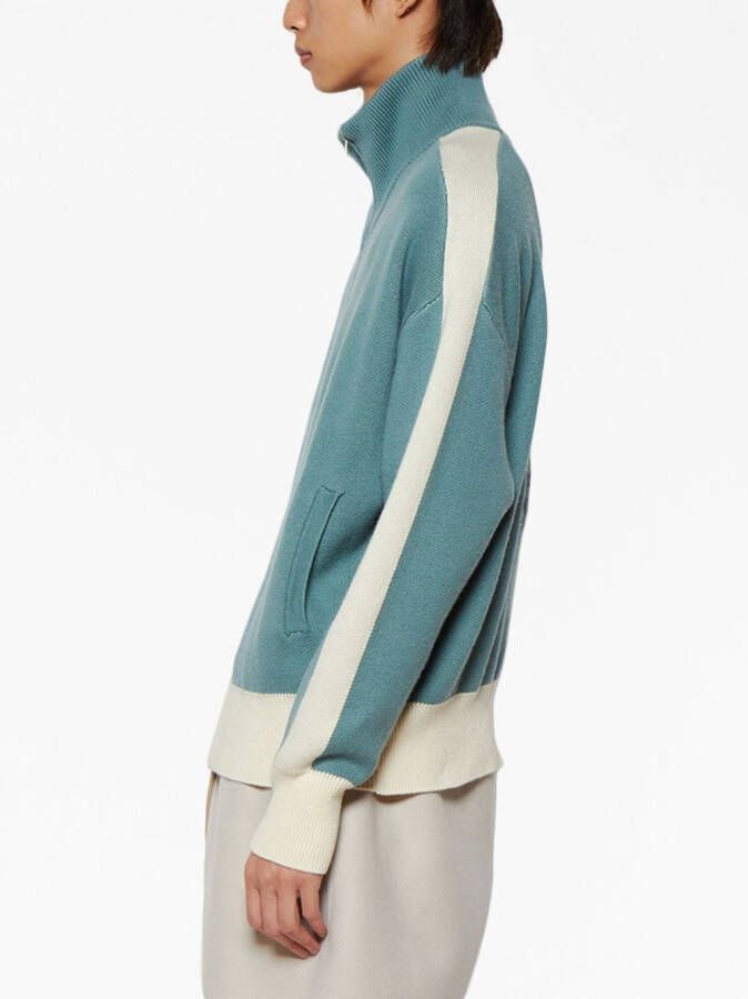 RHUDE Gebreid trainingsjack Blauw