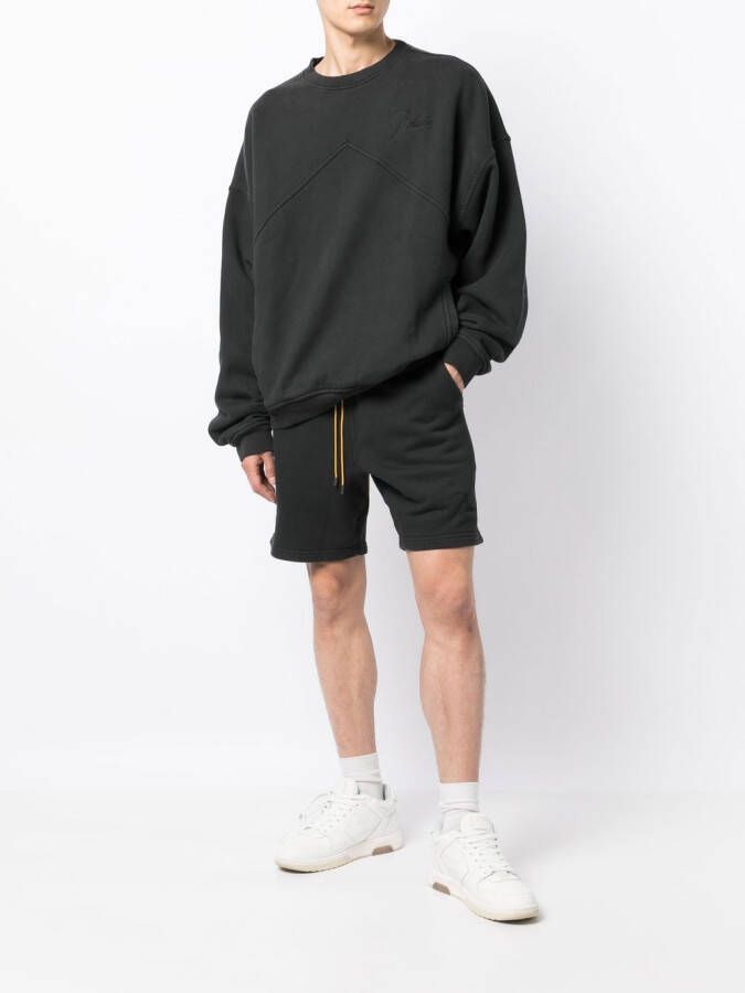 RHUDE Shorts met trekkoordtaille Zwart