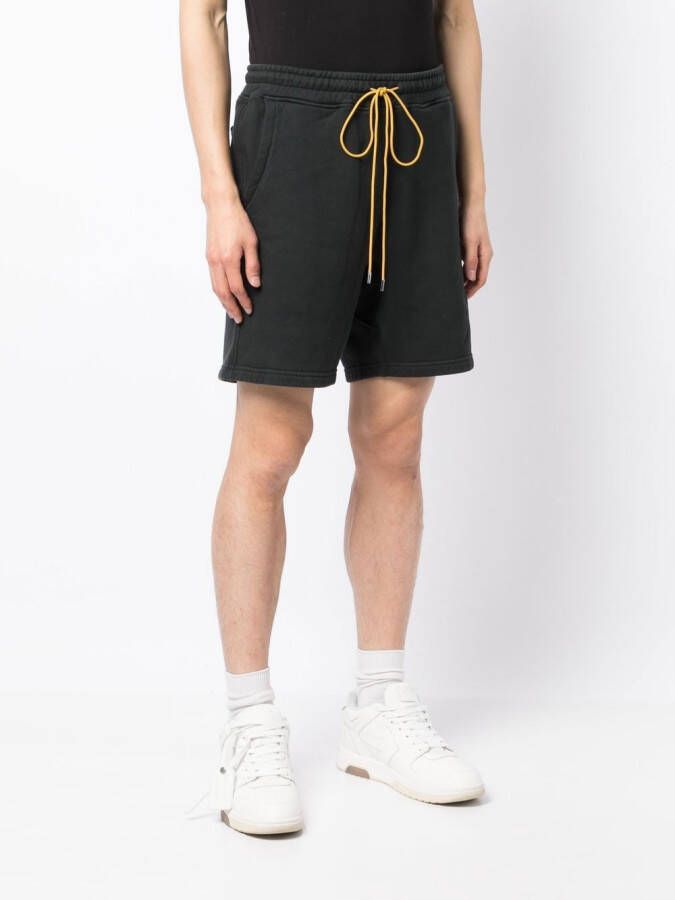 RHUDE Shorts met trekkoordtaille Zwart