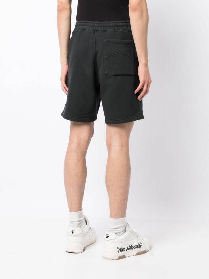 RHUDE Shorts met trekkoordtaille Zwart