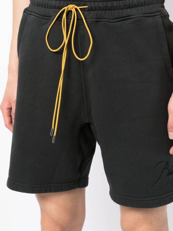 RHUDE Shorts met trekkoordtaille Zwart