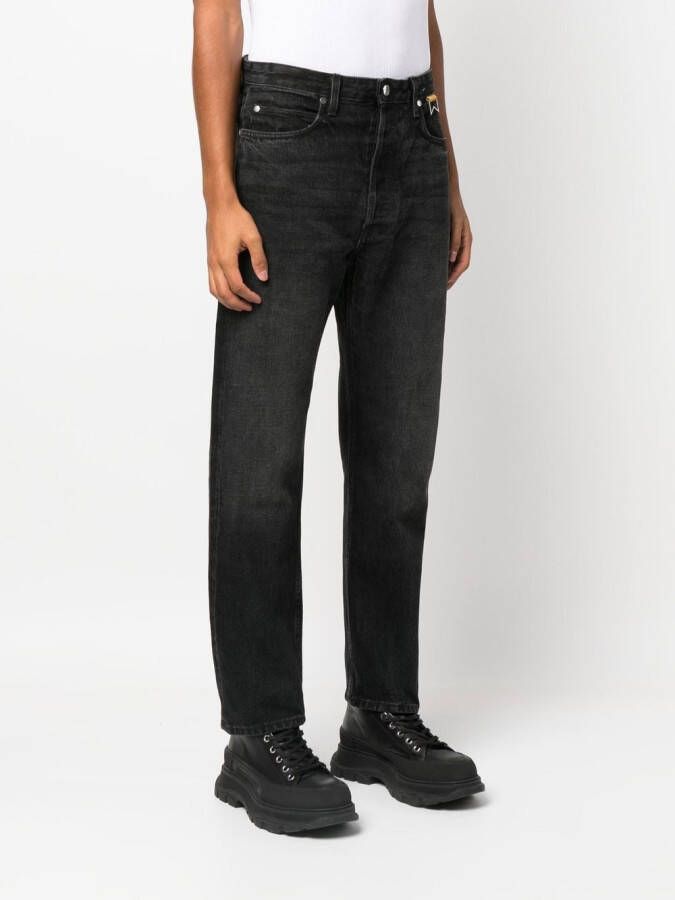 RHUDE Straight jeans Zwart