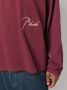 RHUDE Sweater met logoprint Rood - Thumbnail 5